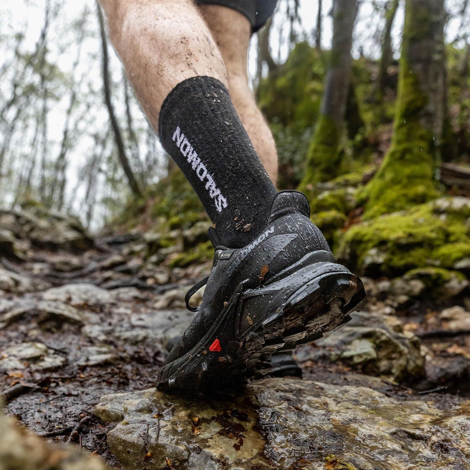image:imageSalomon Mens Alphacross 5 GoreTEX Trail Running ShoesBlackBlackEbony