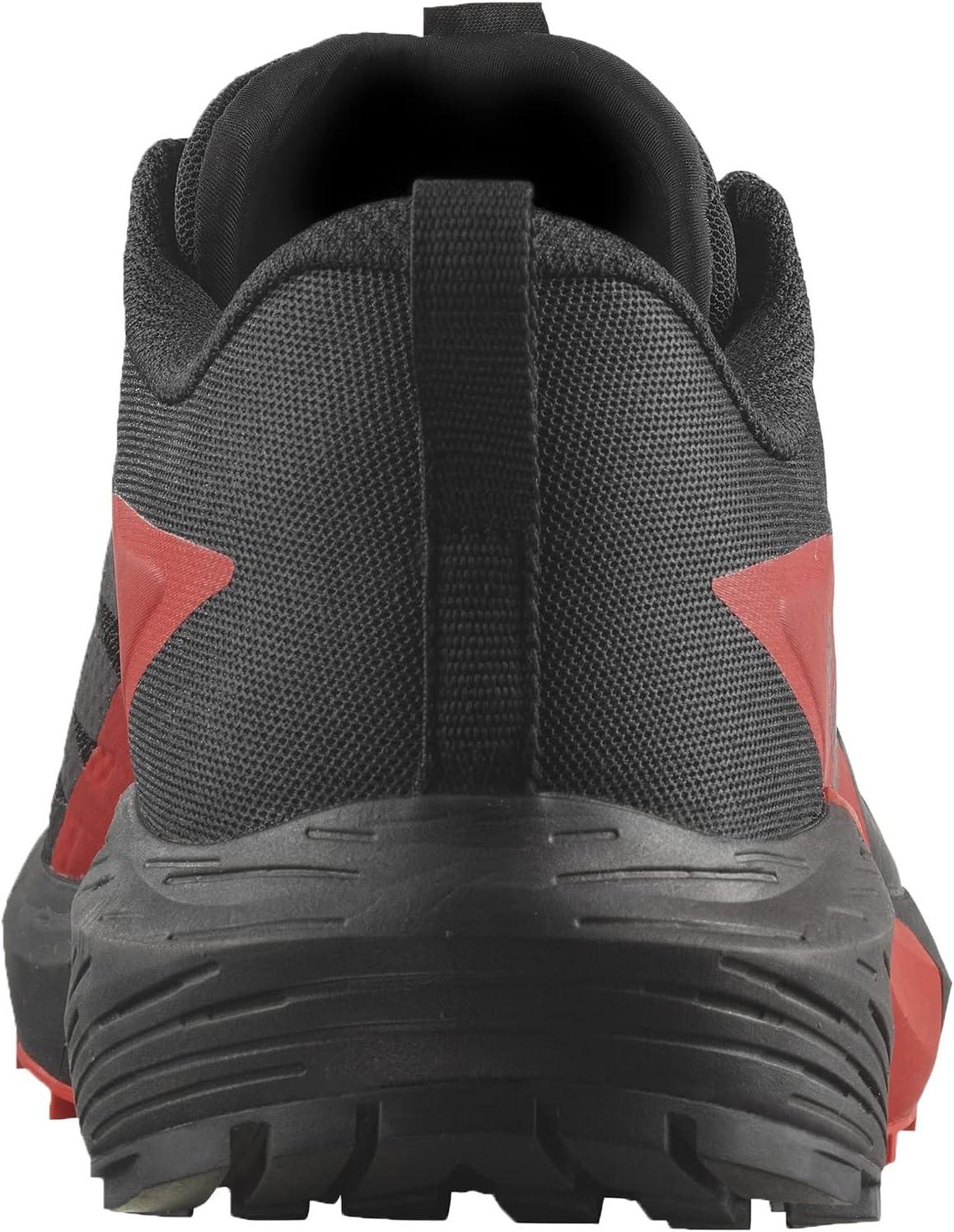 image:imageSalomon Mens Sense Ride 5 Trail Running ShoesBlack Fiery Red Black