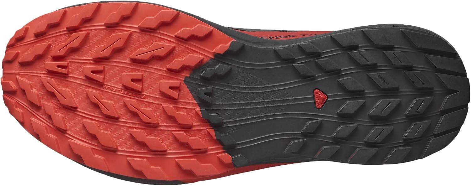 image:imageSalomon Mens Sense Ride 5 Trail Running ShoesBlack Fiery Red Black