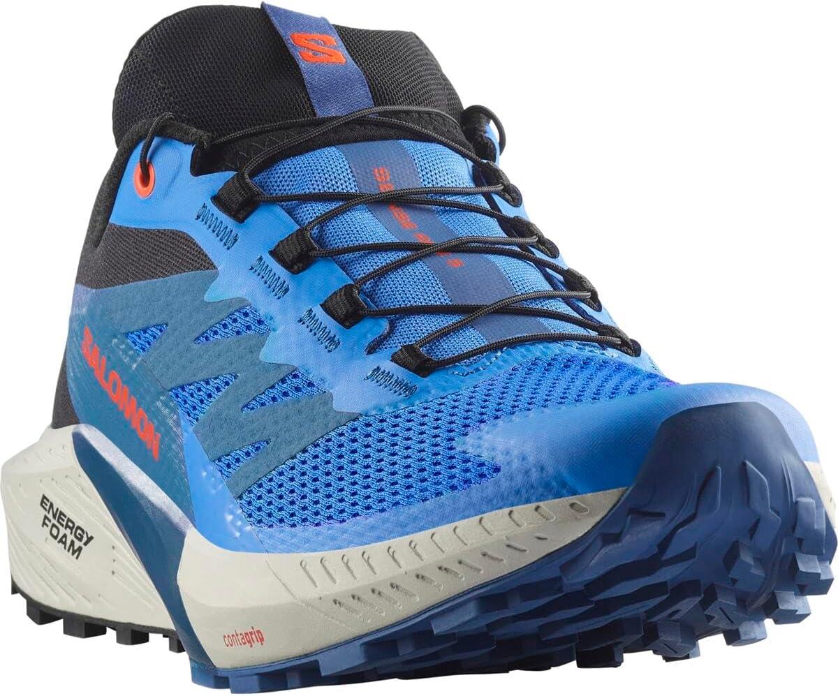 image:imageSalomon Mens Sense Ride 5 Trail Running ShoesFrench Blue Black Dark Blue