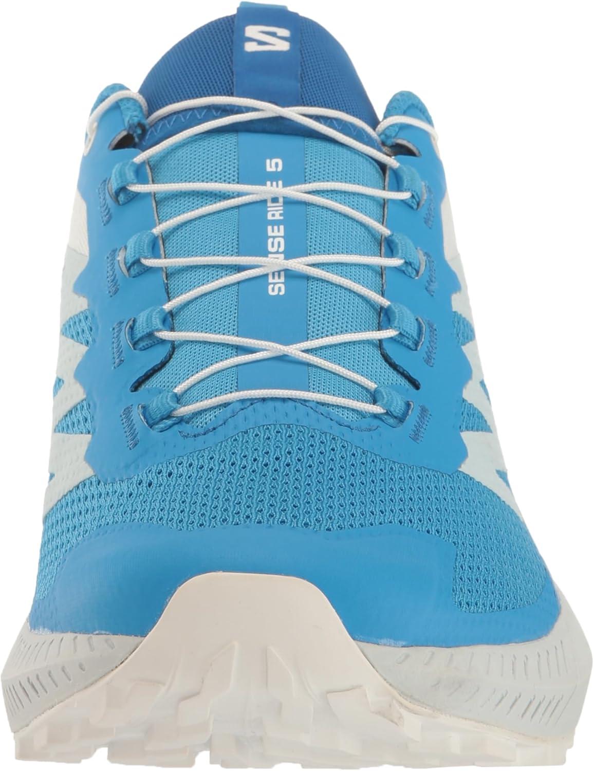 image:imageSalomon Mens Sense Ride 5 Trail Running ShoesIbiza BlueLapis BlueWhite