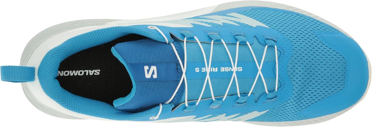 image:imageSalomon Mens Sense Ride 5 Trail Running ShoesIbiza BlueLapis BlueWhite