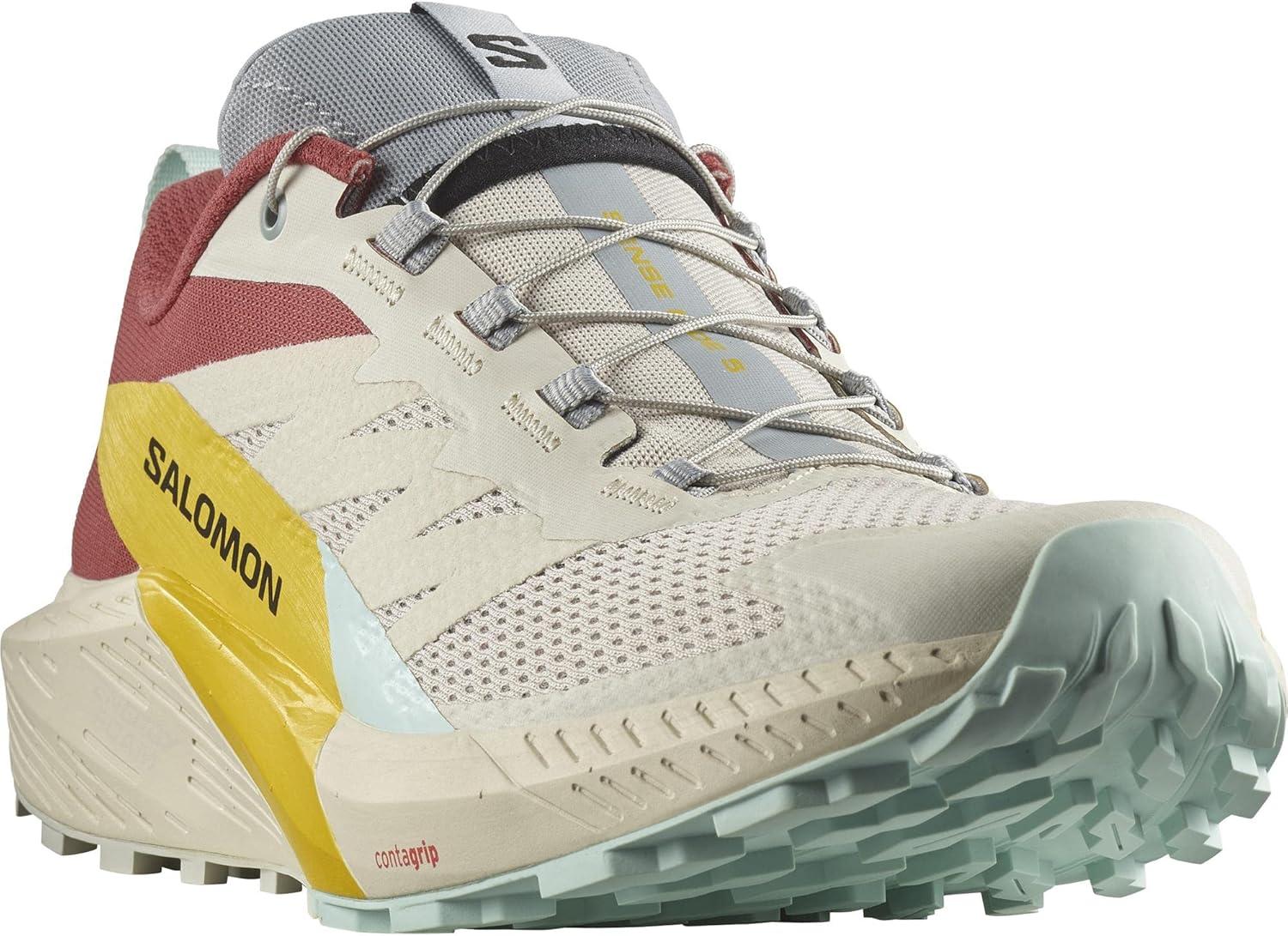 image:imageSalomon Mens Sense Ride 5 Trail Running ShoesRainy Day Hot Sauce Freesia