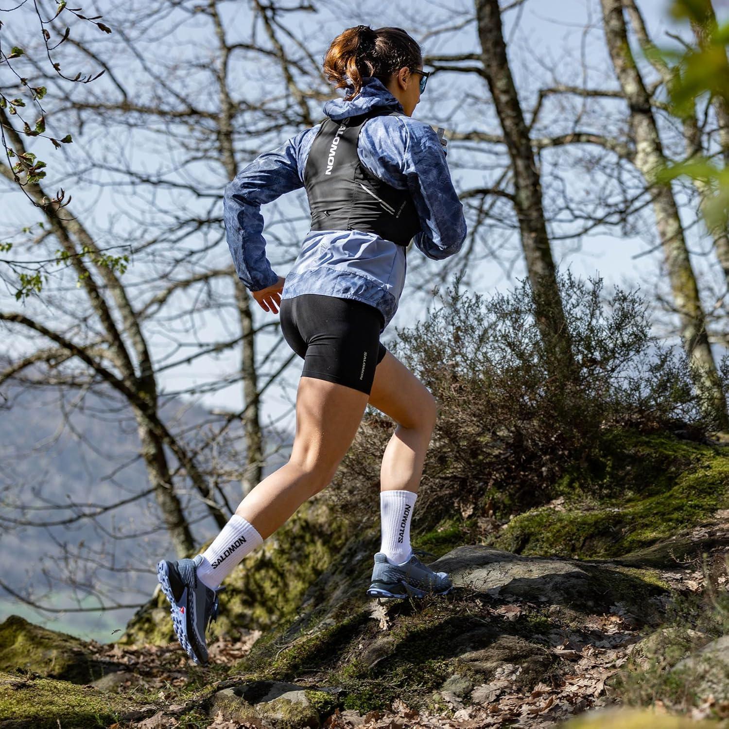 image:imageSalomon Womens ALPHACROSS 5 Trail Running Shoes for WomenBering SeaCarbonBlue Heron