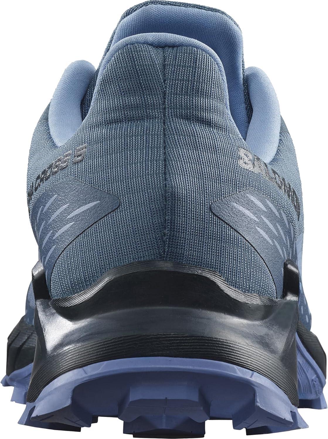 image:imageSalomon Womens ALPHACROSS 5 Trail Running Shoes for WomenBering SeaCarbonBlue Heron