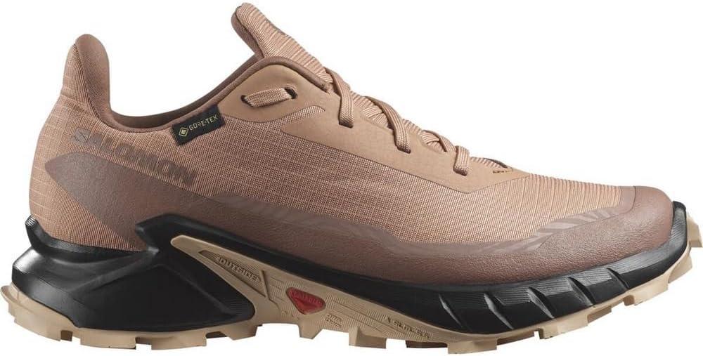 image:imageSalomon Womens ALPHACROSS 5 Trail Running Shoes for WomenCorkBlackHazelnut