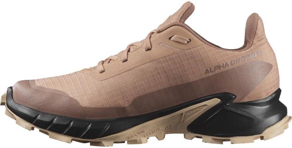 image:imageSalomon Womens ALPHACROSS 5 Trail Running Shoes for WomenCorkBlackHazelnut