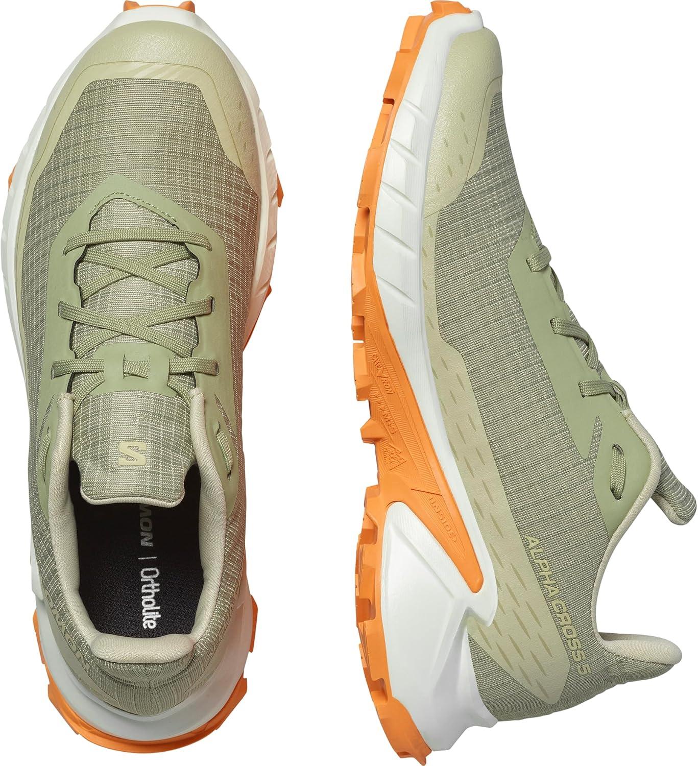 image:imageSalomon Womens ALPHACROSS 5 Trail Running Shoes for WomenTeaIciclePapaya