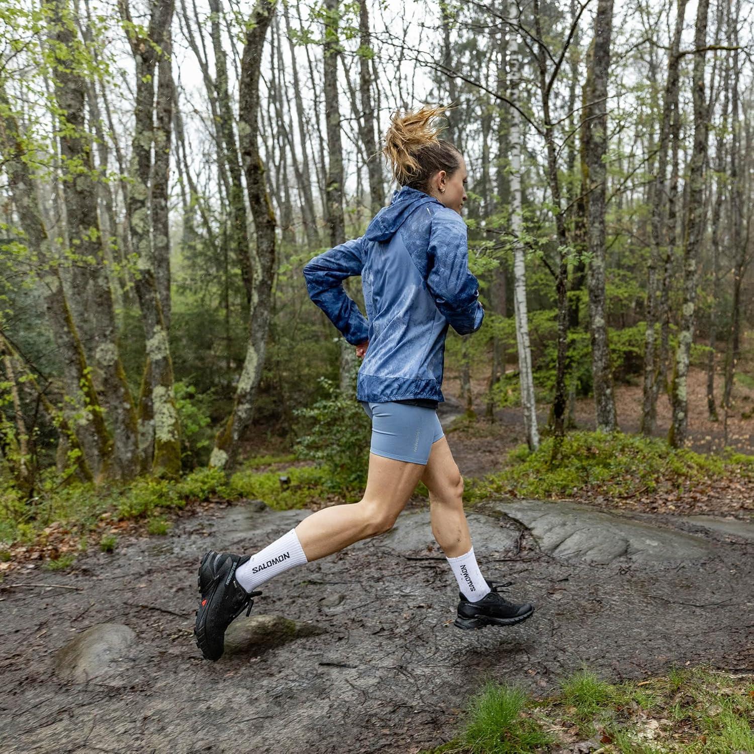 image:imageSalomon Womens Alphacross 5 GoreTex Waterproof Trail Running ShoesBlackBlackEbony