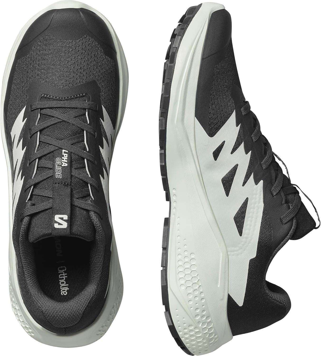 image:imageSalomon Womens Alphaglide Trail Running Shoe Lightweight Cushioning and AllTerrain Grip for Trail Running amp HikingBlackPhantomIcicle