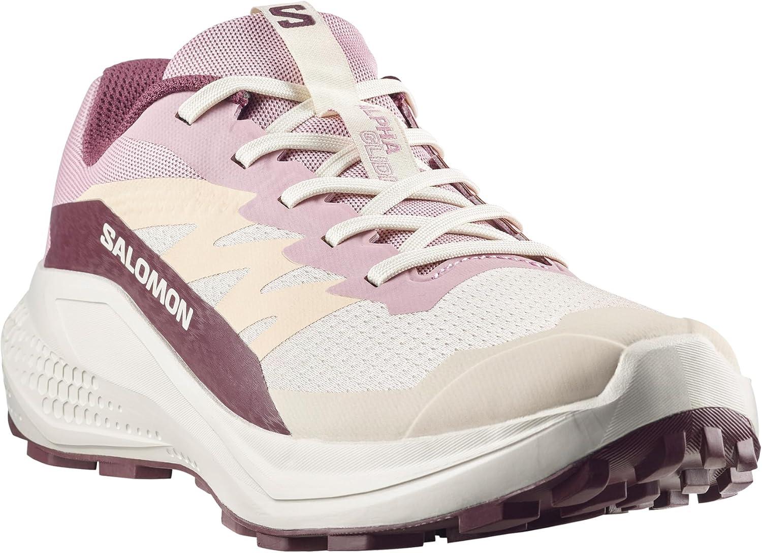 image:imageSalomon Womens Alphaglide Trail Running Shoe Lightweight Cushioning and AllTerrain Grip for Trail Running amp HikingBrown
