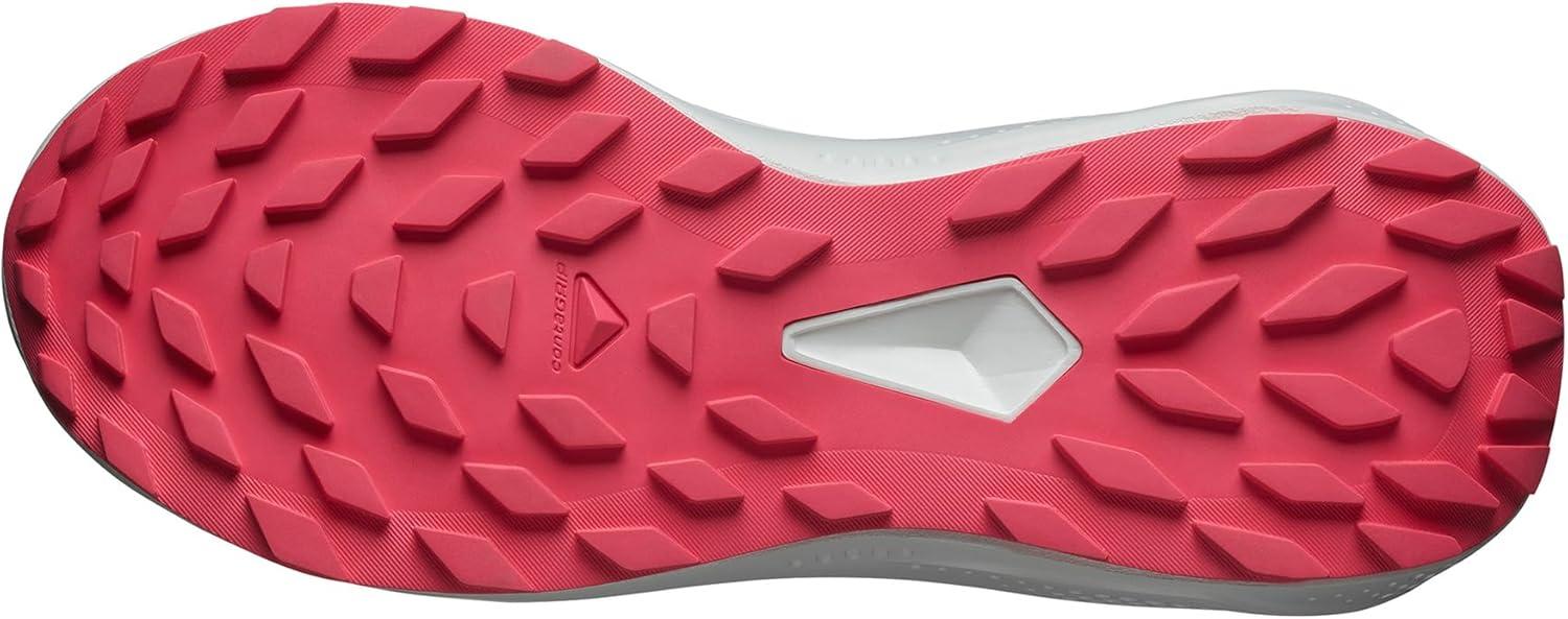 image:imageSalomon Womens Alphaglide Trail Running Shoe Lightweight Cushioning and AllTerrain Grip for Trail Running amp HikingEmberglowWhiteRouge Red
