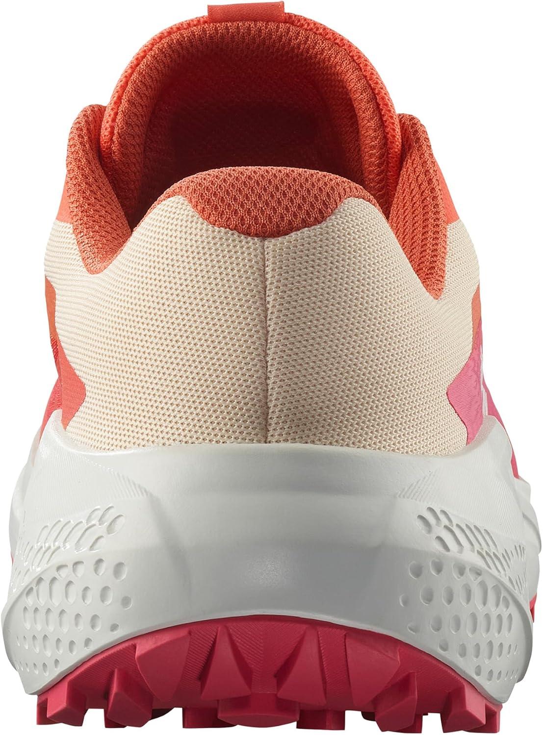 image:imageSalomon Womens Alphaglide Trail Running Shoe Lightweight Cushioning and AllTerrain Grip for Trail Running amp HikingEmberglowWhiteRouge Red