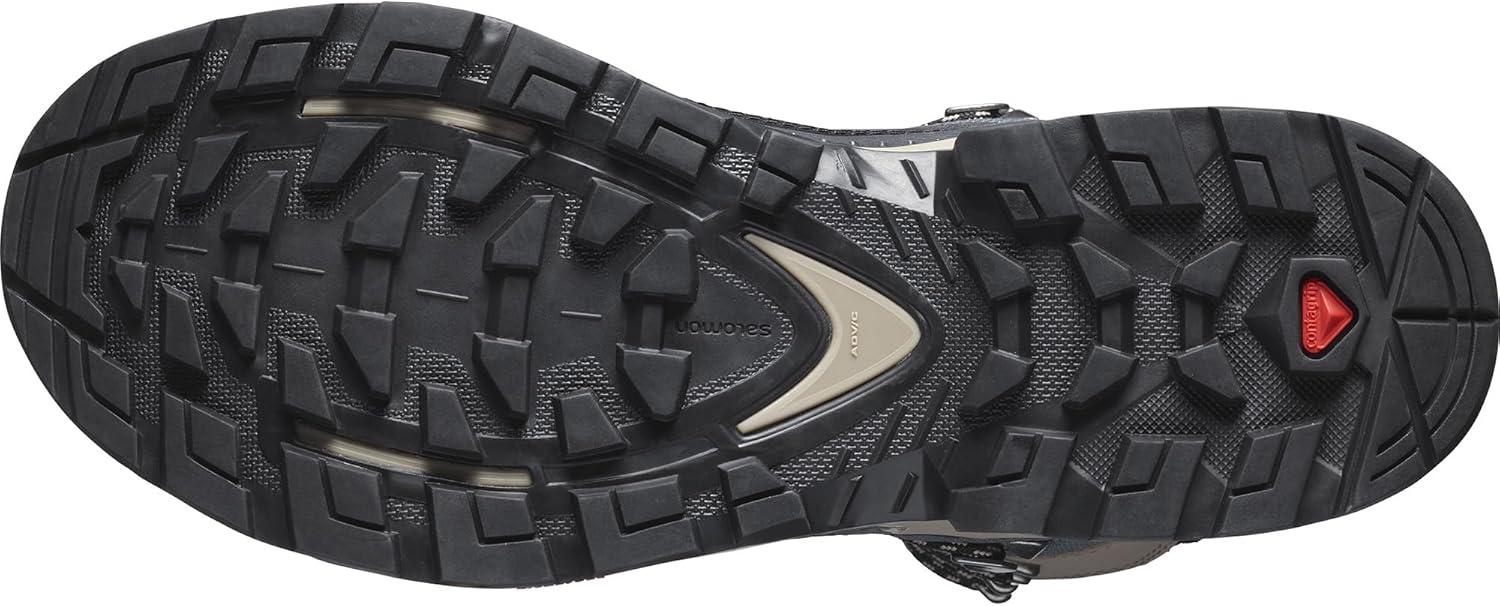 image:imageSalomon Womens Quest Element GoreTex Waterproof Neutral Leather Hiking BootsEbonyRainy DayStormy Weather