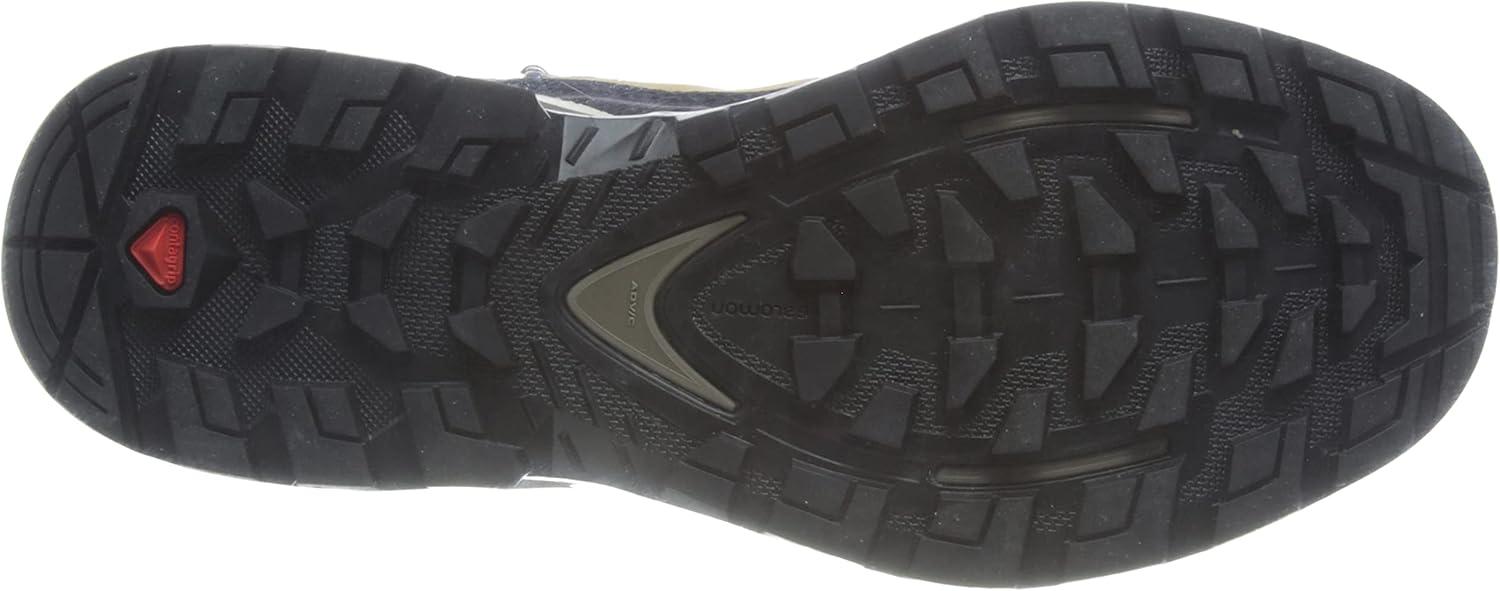image:imageSalomon Womens Quest Element GoreTex Waterproof Neutral Leather Hiking BootsSafariVanilla IceMecca Orange