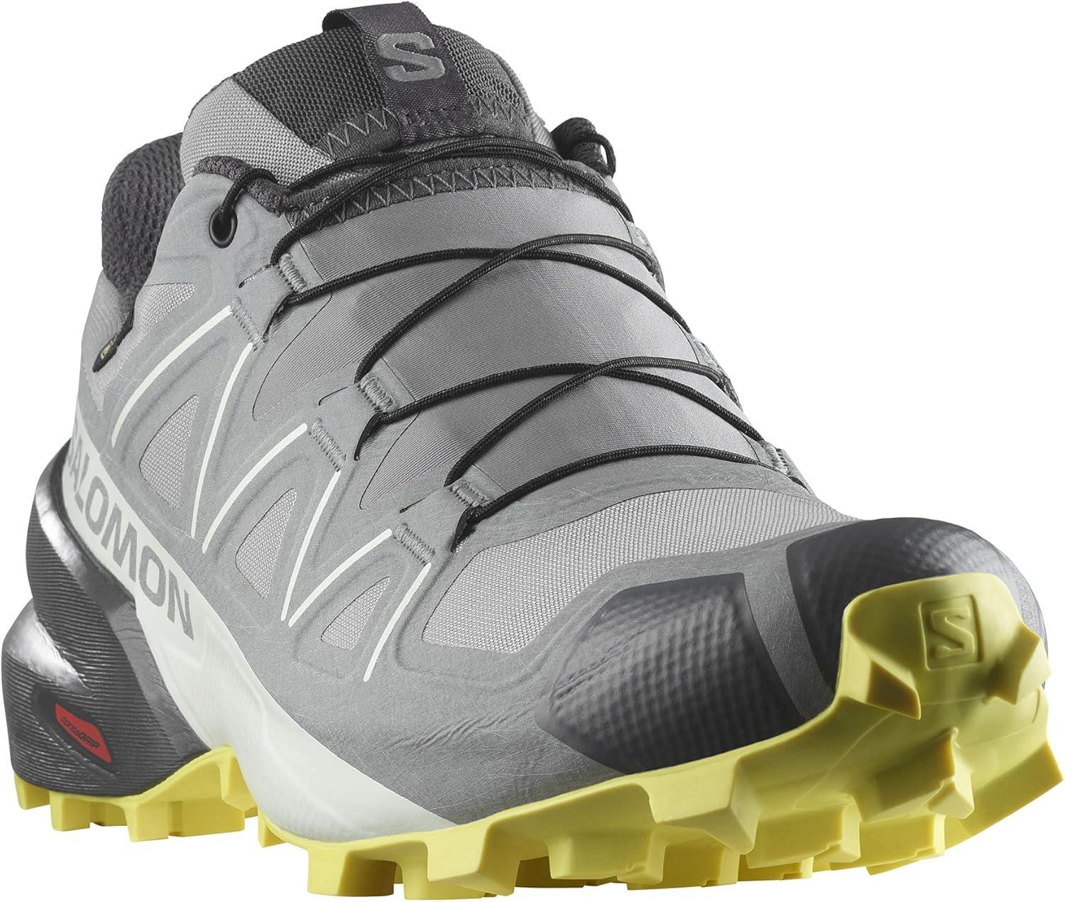 image:imageSalomon Womens Speedcross GTX Waterproof Trail Running ShoesSharkskinClearly AquaSunny Lime