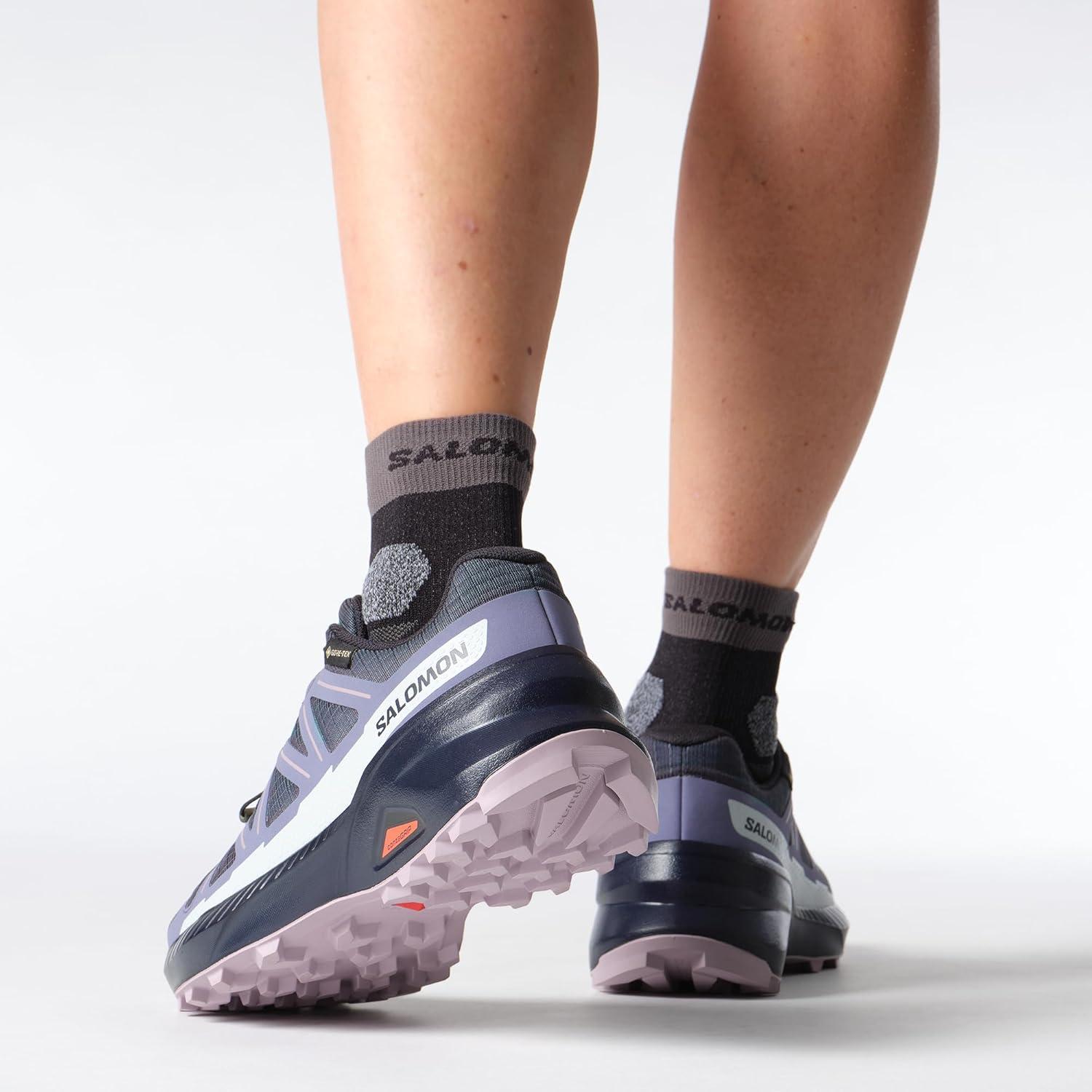 image:imageSalomon Womens Speedcross Peak GoreTex Trail Running Shoe Waterproof AllTerrain Performance for Hiking amp Long Trail SessionsBlue NightsGrisailleNirvana