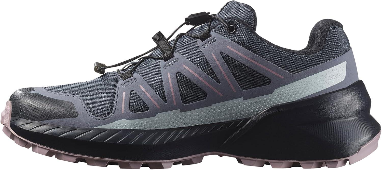 image:imageSalomon Womens Speedcross Peak GoreTex Trail Running Shoe Waterproof AllTerrain Performance for Hiking amp Long Trail SessionsBlue NightsGrisailleNirvana