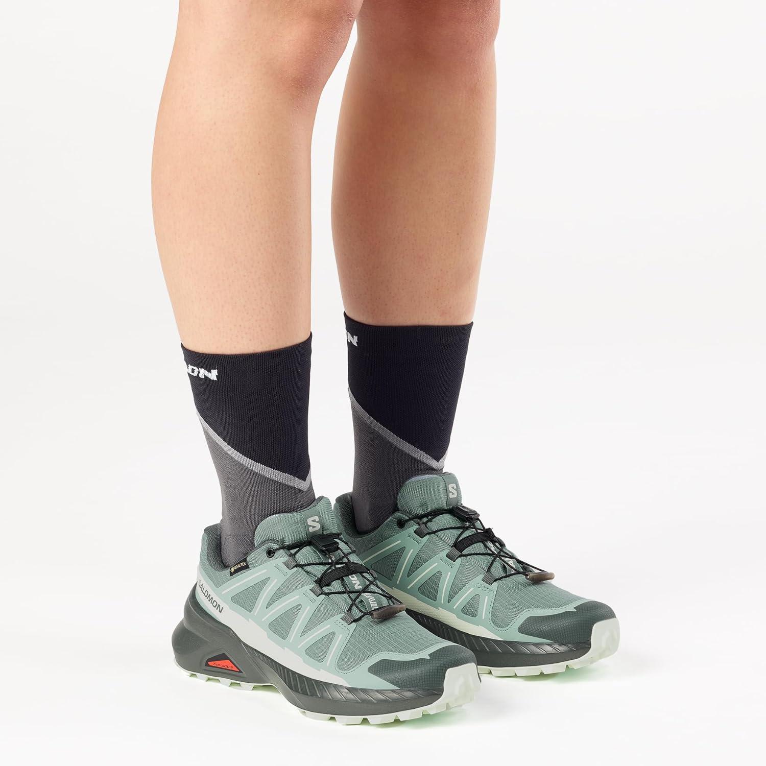 image:imageSalomon Womens Speedcross Peak GoreTex Trail Running Shoe Waterproof AllTerrain Performance for Hiking amp Long Trail SessionsTrooperTourmalineClearly Aqua