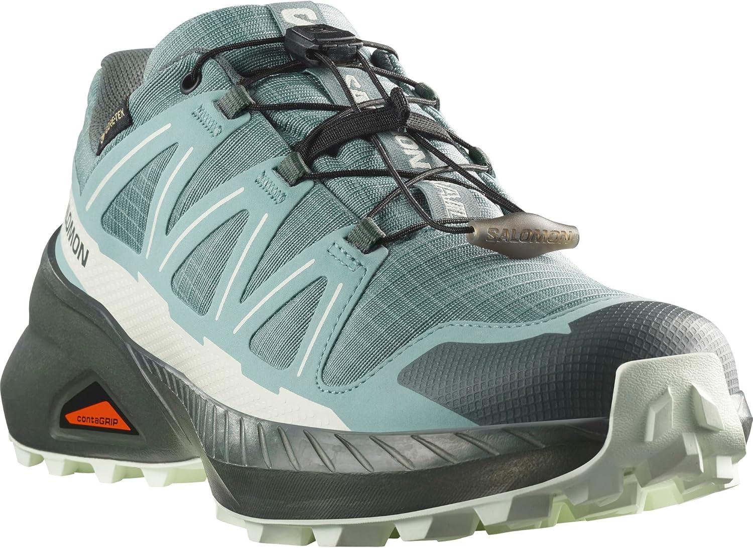 image:imageSalomon Womens Speedcross Peak GoreTex Trail Running Shoe Waterproof AllTerrain Performance for Hiking amp Long Trail SessionsTrooperTourmalineClearly Aqua