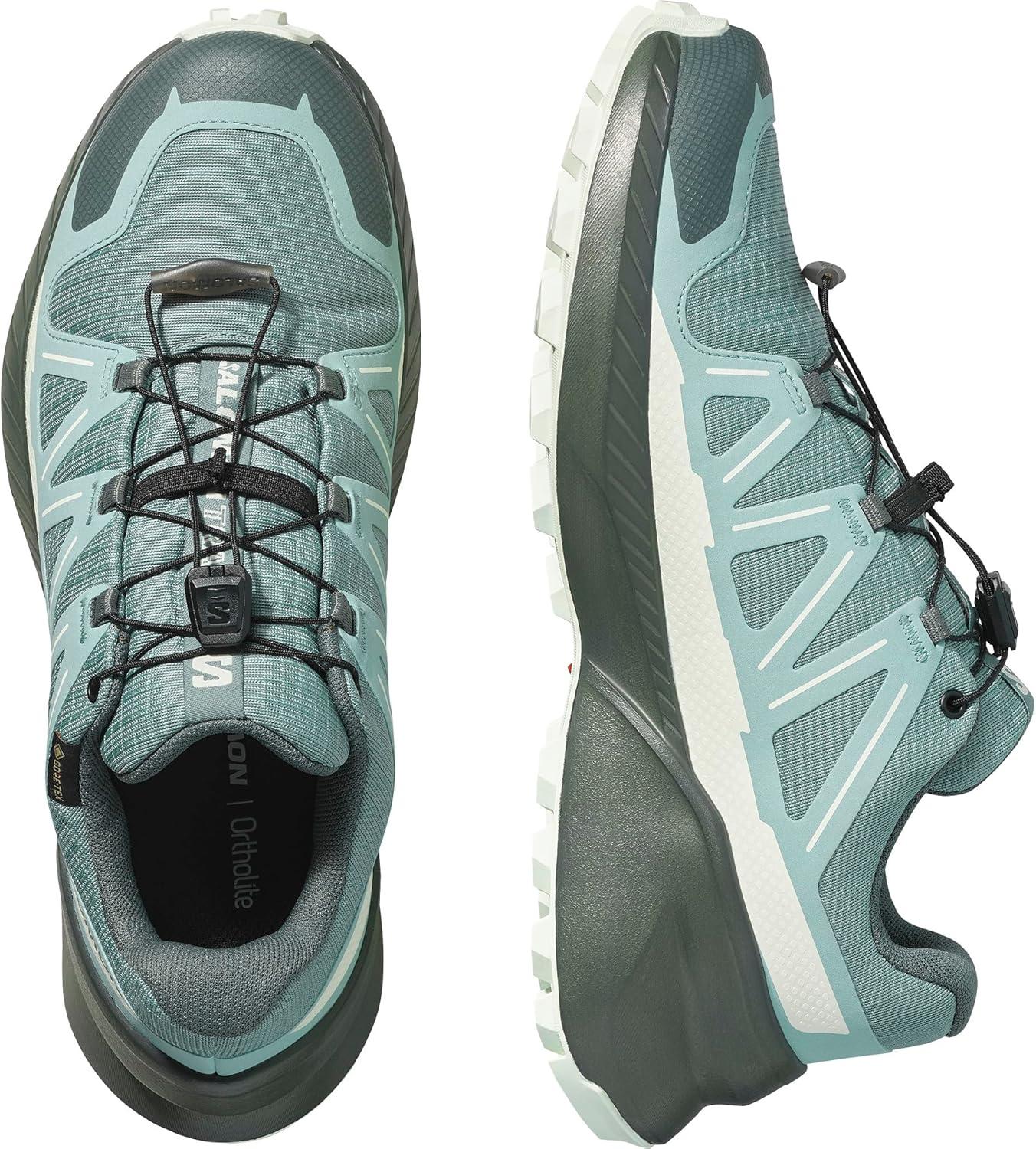 image:imageSalomon Womens Speedcross Peak GoreTex Trail Running Shoe Waterproof AllTerrain Performance for Hiking amp Long Trail SessionsTrooperTourmalineClearly Aqua