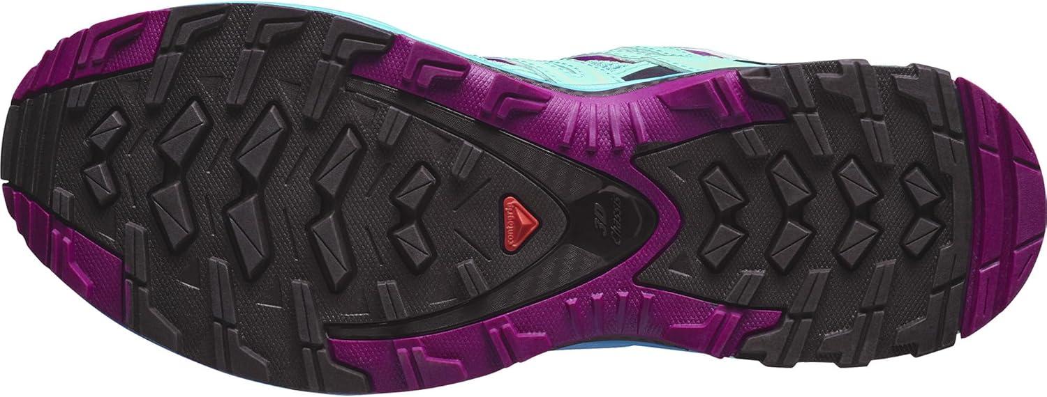 image:imageSalomon Womens XA Pro 3D W Trail Running ShoeBlue CuracaoBluebirdDark Purple