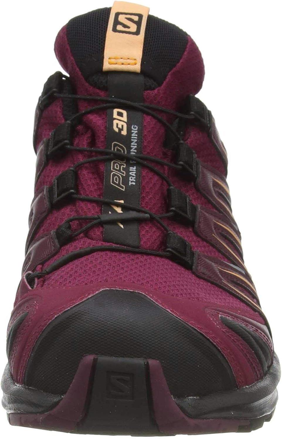 image:imageSalomon Womens XA Pro 3D W Trail Running ShoeBurgundy Rhododendron Winetasting Cantaloupe