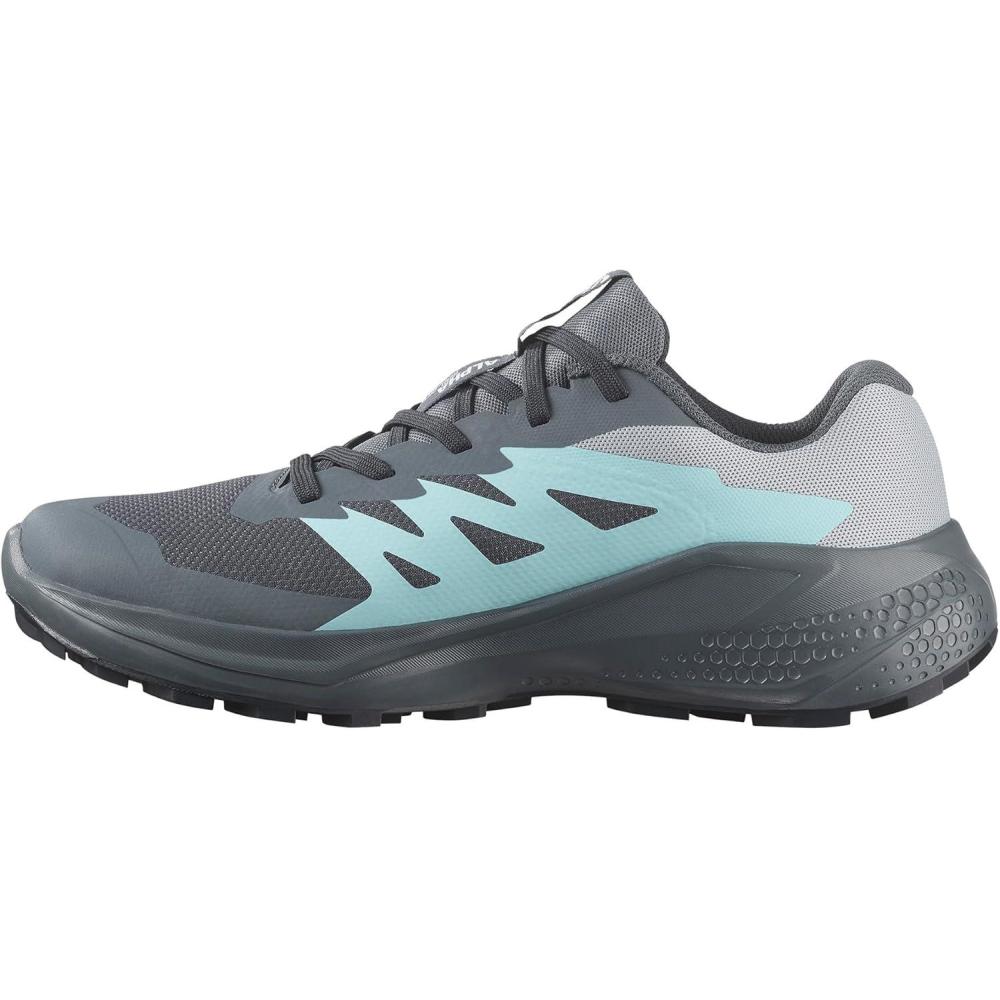 image:imageSalomon Womens Alphaglide GoreTex Trail Running Shoe Waterproof AllTerrain Shoes for Trail Running amp HikingTurbulenceAruba BlueDark Navy