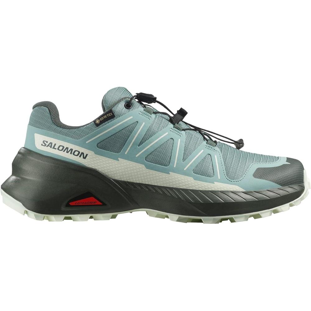 image:imageSalomon Womens Speedcross Peak GoreTex Trail Running Shoe Waterproof AllTerrain Performance for Hiking amp Long Trail SessionsTrooperTourmalineClearly Aqua
