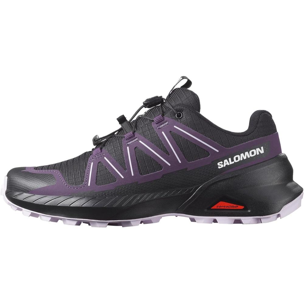 image:imageSalomon Womens Speedcross Peak Trail Running ShoesBlackNightshadeOrchid Petal