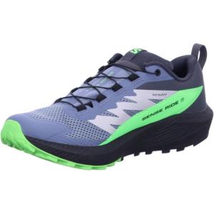 Salomon Men’s Sense Ride 5 Trail Running Shoes(Flint Stone Black Green Gecko)