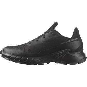 Salomon Women’s Alphacross 5 Gore-Tex, Waterproof Trail Running Shoes(Black/Black/Ebony)