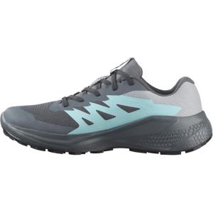 Salomon Women’s Alphaglide Gore-Tex Trail Running Shoe, Waterproof All-Terrain Shoes for Trail Running & Hiking(Turbulence/Aruba Blue/Dark Navy)