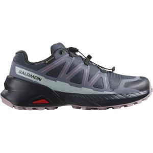 Salomon Women’s Speedcross Peak Gore-Tex Trail Running Shoe, Waterproof All-Terrain Performance for Hiking & Long Trail Sessions(Blue Nights/Grisaille/Nirvana)