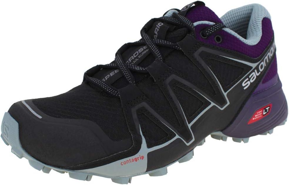 image:imageSalomon Womens XA PRO 3D GoreTex Waterproof Trail Running ShoesBlack Black Acai Lead