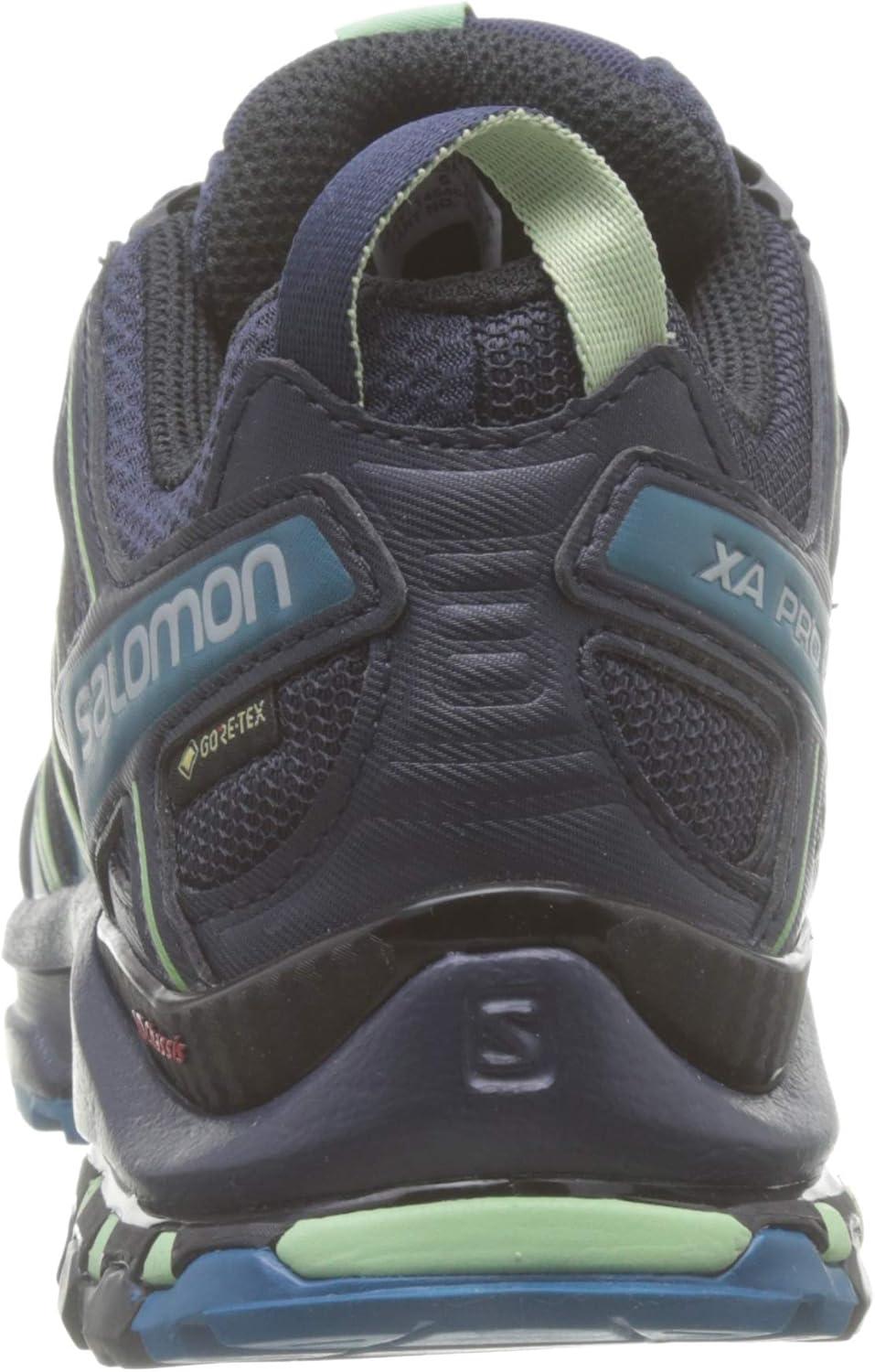 image:imageSalomon Womens XA PRO 3D GoreTex Waterproof Trail Running ShoesBlue Navy Blazer Lyons Blue Spruce Stone