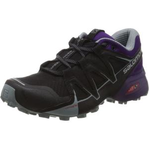 Salomon Women’s XA PRO 3D Gore-Tex Waterproof Trail Running Shoes(Black Black Acai Lead)