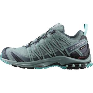 Salomon Women’s XA PRO 3D Gore-Tex Waterproof Trail Running Shoes(Lead/Stormy Weather/Meadowbrook)