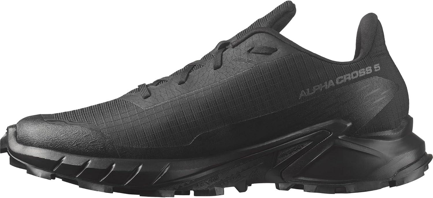 image:imageSalomon Mens Alphacross 5 Trail Running ShoesBlackBlackEbony