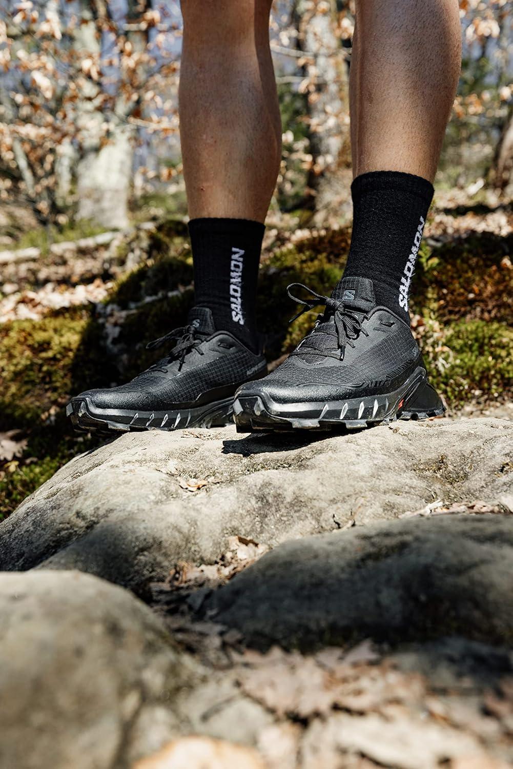 image:imageSalomon Mens Alphacross 5 Trail Running ShoesBlackBlackEbony
