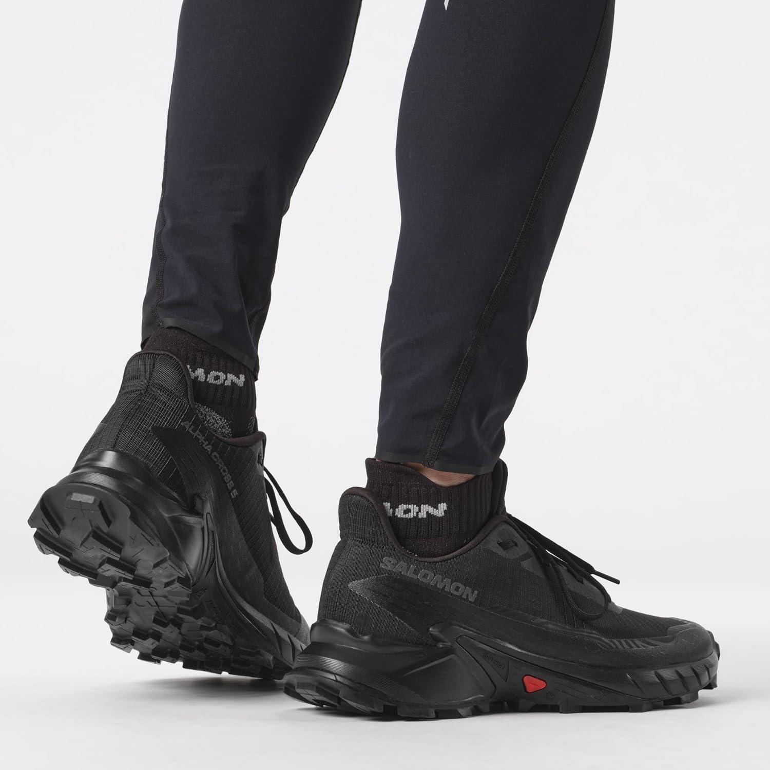 image:imageSalomon Mens Alphacross 5 Trail Running ShoesBlackBlackEbony
