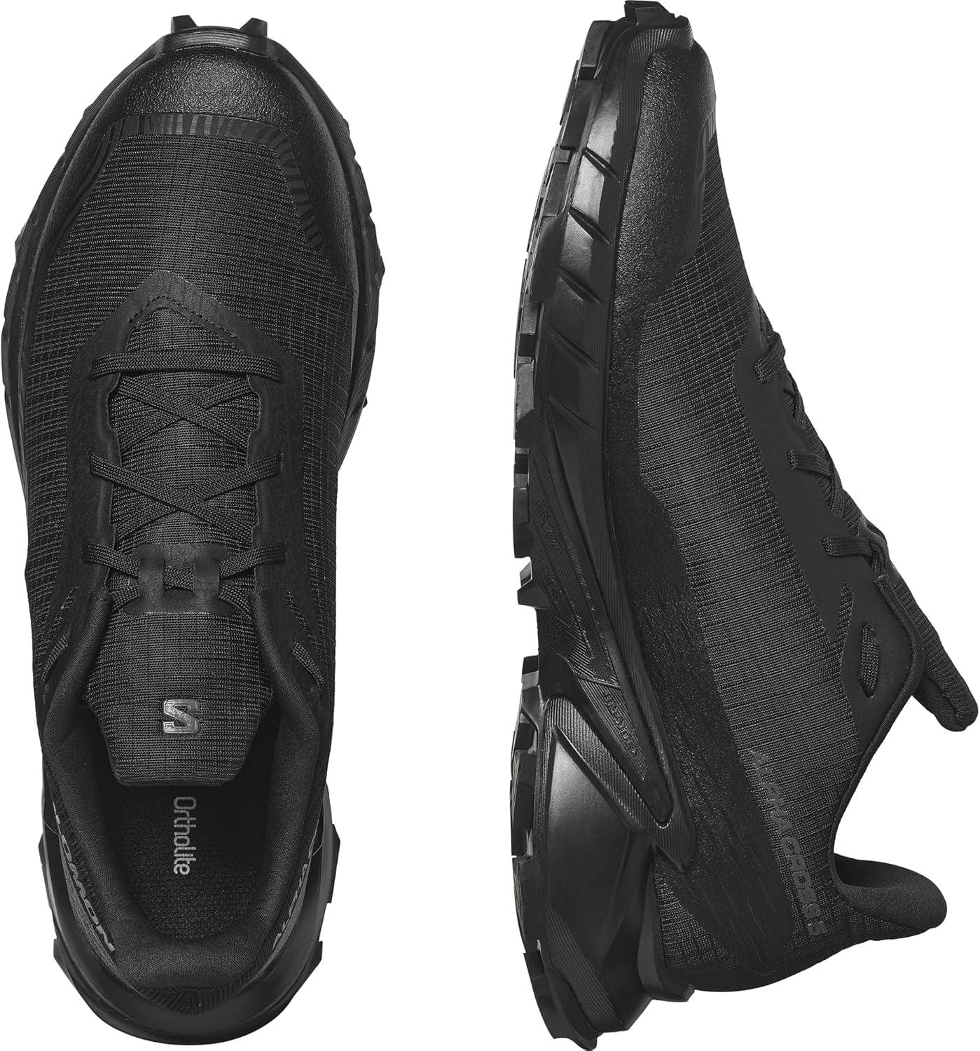 image:imageSalomon Mens Alphacross 5 Trail Running ShoesBlackBlackEbony