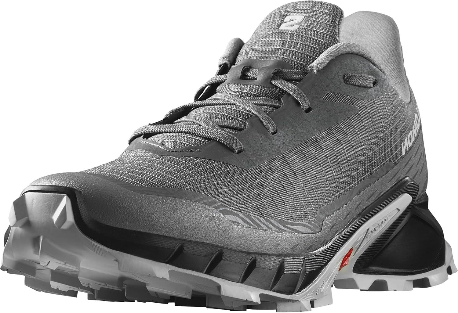 image:imageSalomon Mens Alphacross 5 Trail Running ShoesPewterBlackGhost Gray