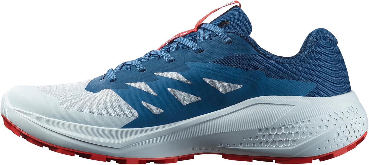 image:imageSalomon Mens Alphaglide Trail Running Shoe Lightweight Cushioning and AllTerrain Grip for Trail Running amp HikingBallad BlueDark BlueFiery Red