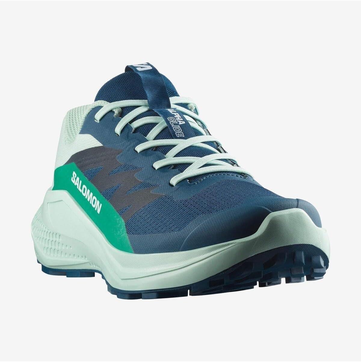 image:imageSalomon Mens Alphaglide Trail Running Shoe Lightweight Cushioning and AllTerrain Grip for Trail Running amp HikingPoseidon Bay Parakeet
