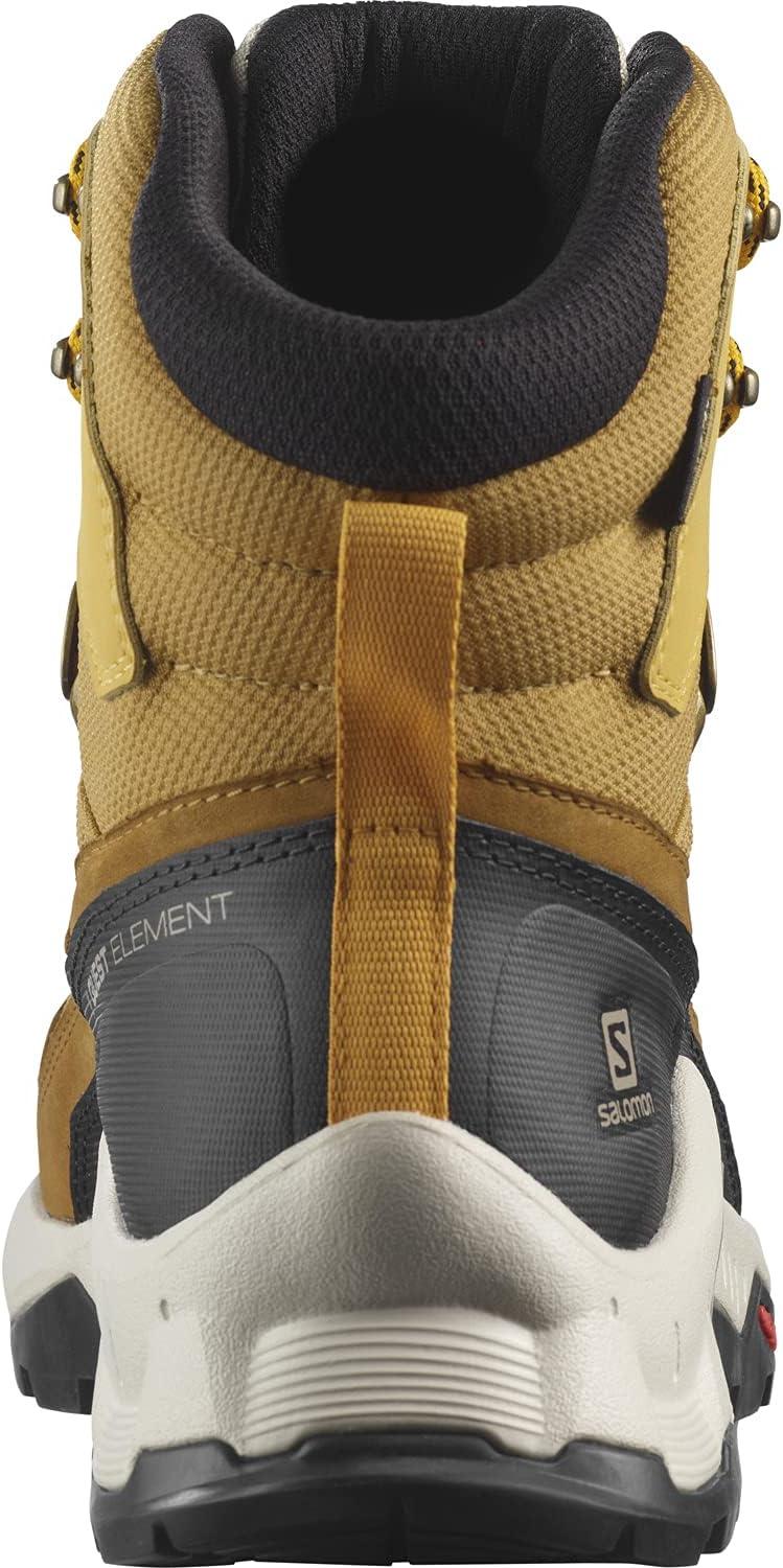 image:imageSalomon Mens Quest Element GoreTex Waterproof Neutral Leather Hiking BootsCuminBleached SandSaffron