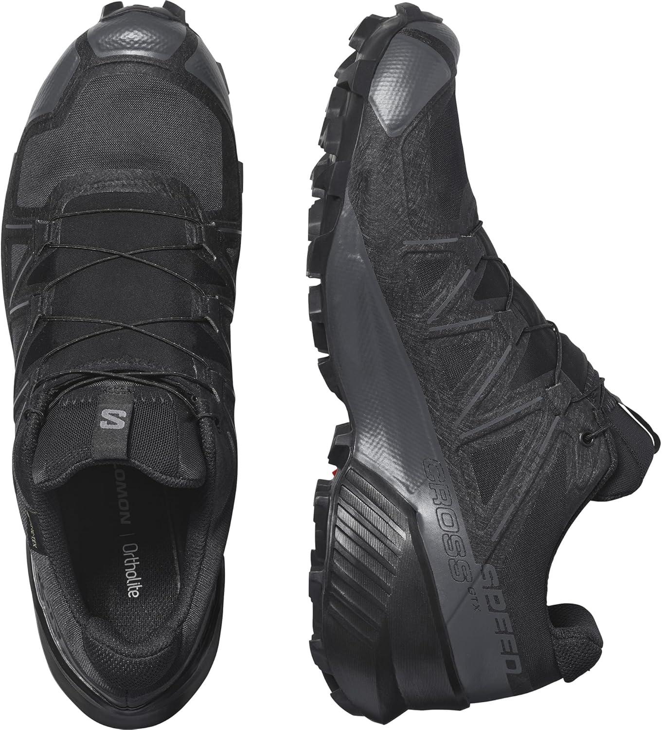 image:imageSalomon Mens Speedcross GTX Waterproof Trail Running ShoesBlackBlackPhantom