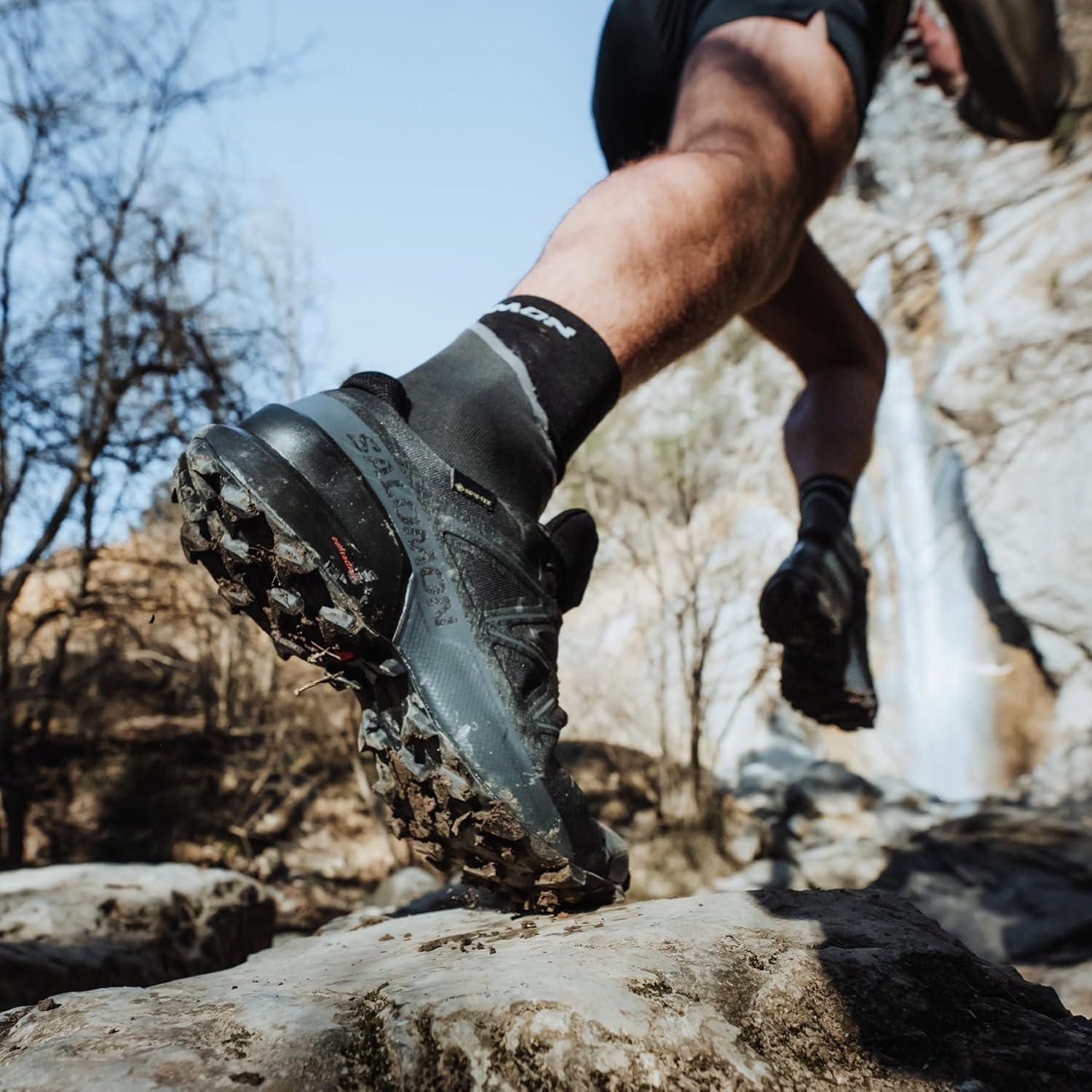 image:imageSalomon Mens Speedcross GTX Waterproof Trail Running ShoesBlackBlackPhantom