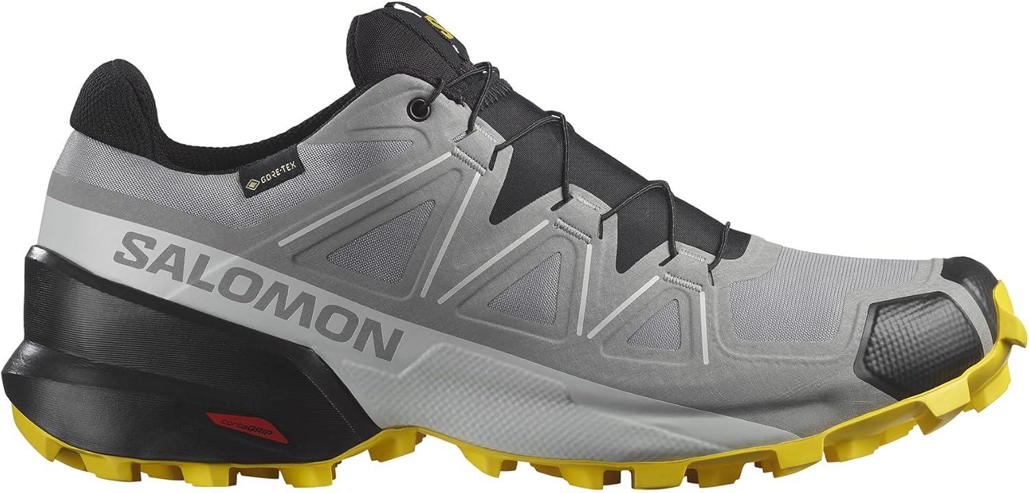 image:imageSalomon Mens Speedcross GTX Waterproof Trail Running ShoesSharkskinBlackLemon