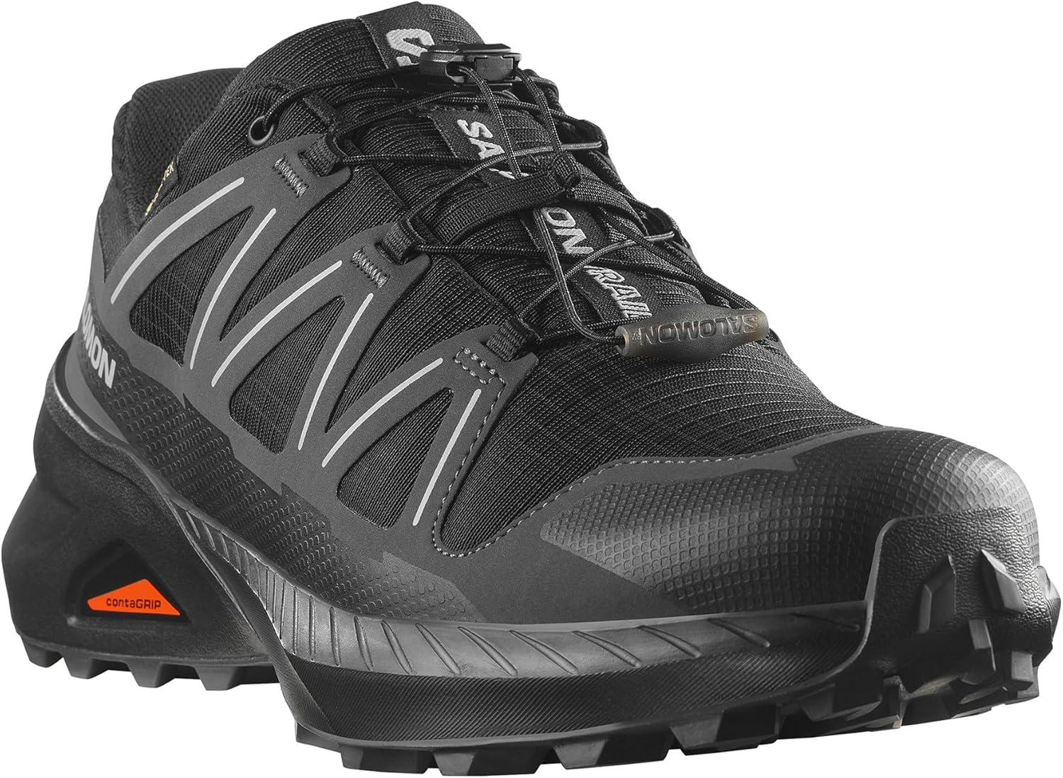 image:imageSalomon Mens Speedcross Peak GoreTex Trail Running Shoe Waterproof AllTerrain Performance for Hiking amp Long Trail SessionsBlackBlackAsphalt